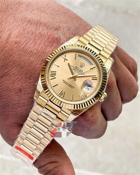 rolex day date ii yellow gold|rolex day date 228238.